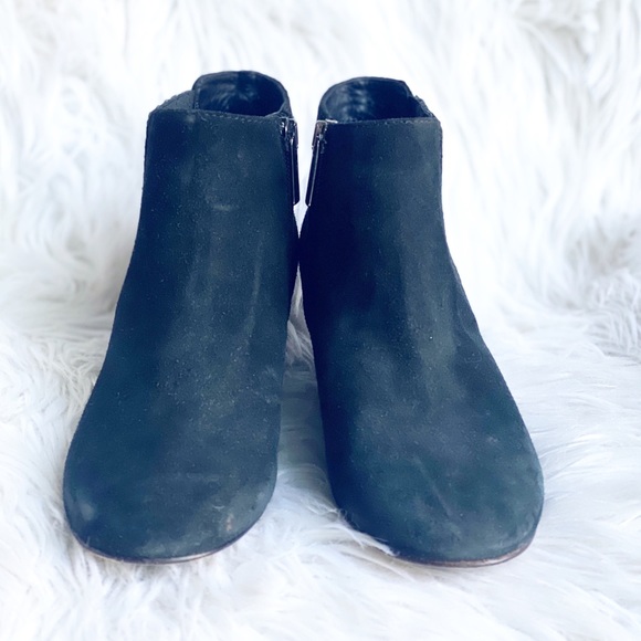 AQUATALIA by Marvin K Fallyn Black Suede Ankle Booties, 6.5 - Picture 5 of 8